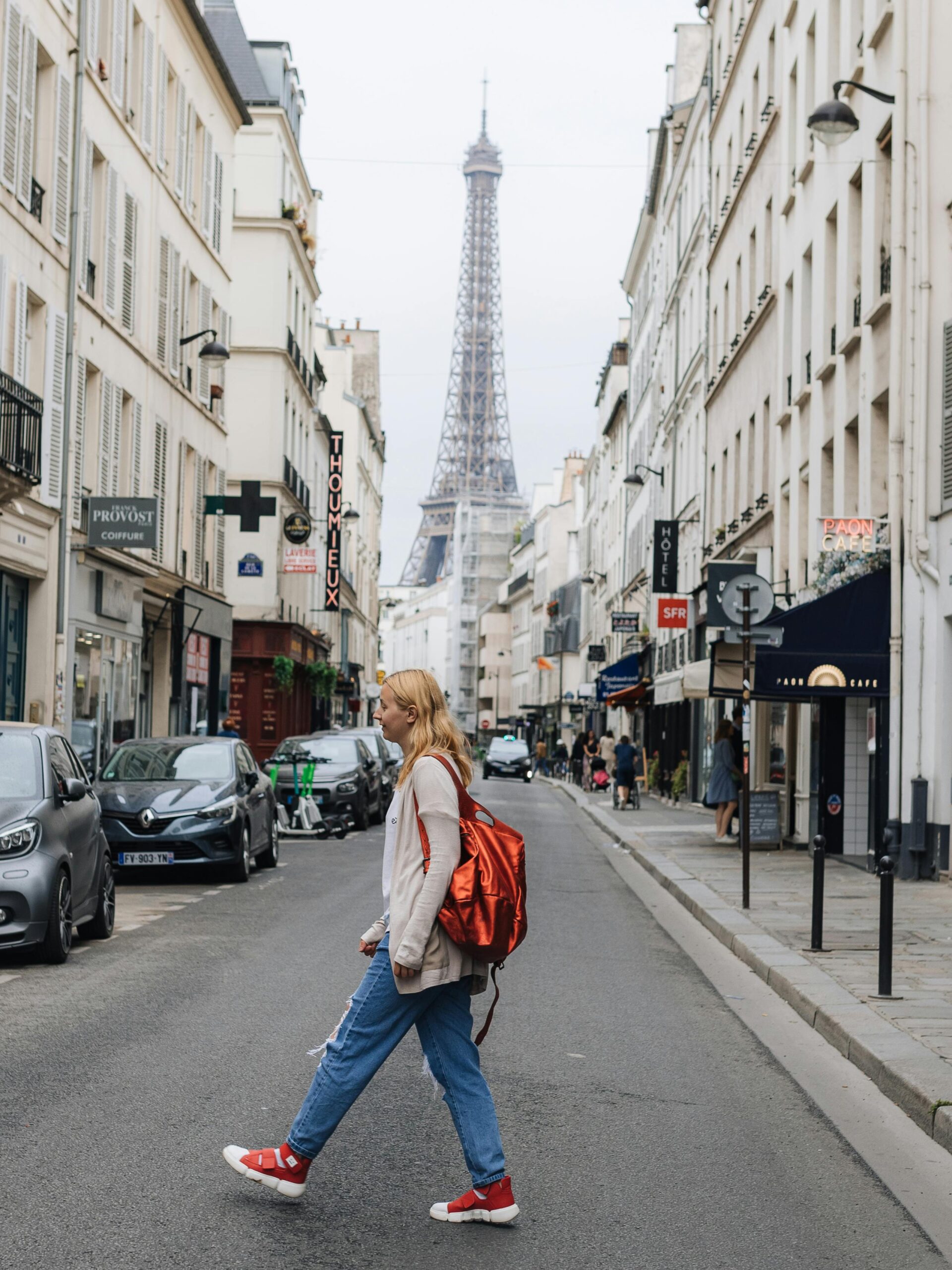 Free stock photo of adult woman, blond woman, city walk